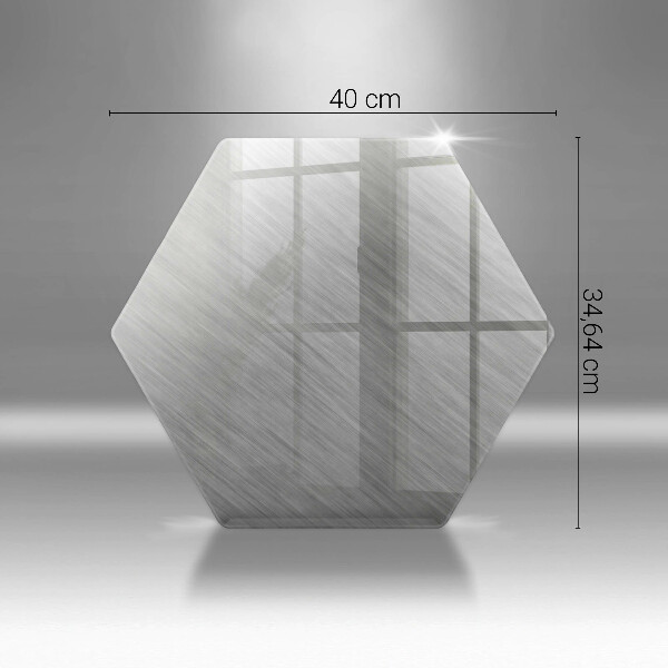 Kitchen worktop protector Metal texture background