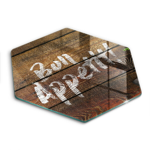 Kitchen worktop protector Boards inscription Bon Appetit