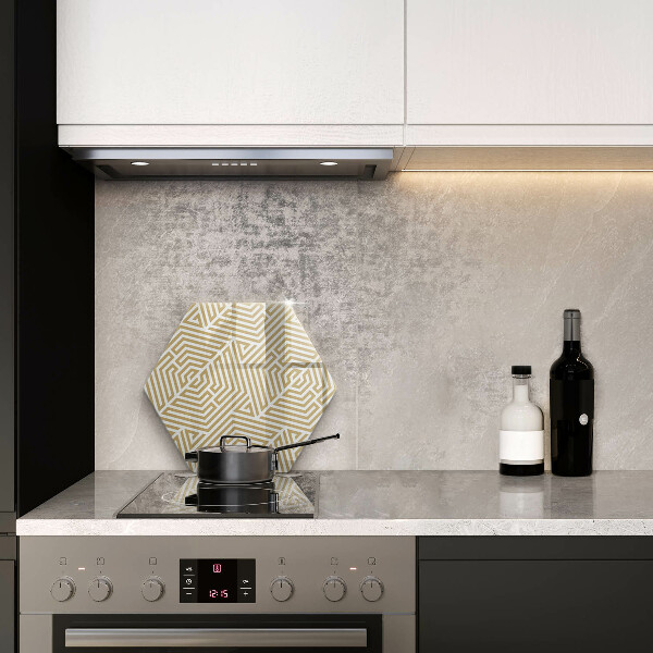 Cutting board Geometric lines