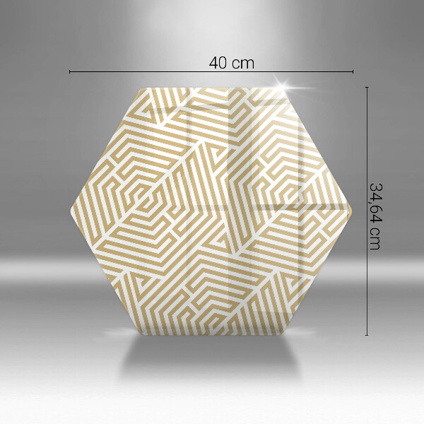 Cutting board Geometric lines