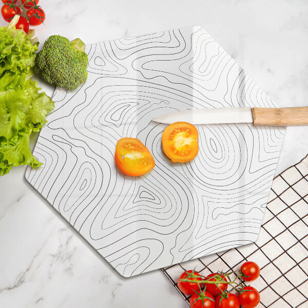 Cutting board Abstraction shapes