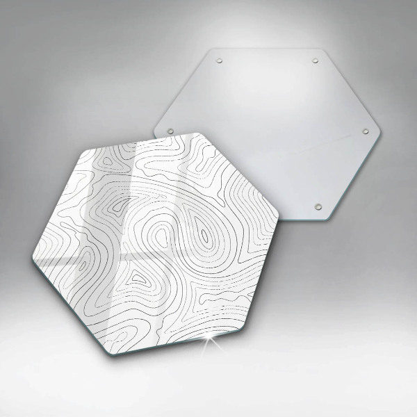 Cutting board Abstraction shapes