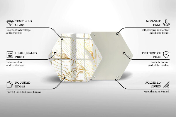 Cutting board Modern Line pattern