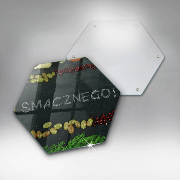 Kitchen worktop protector The inscription Tasty!