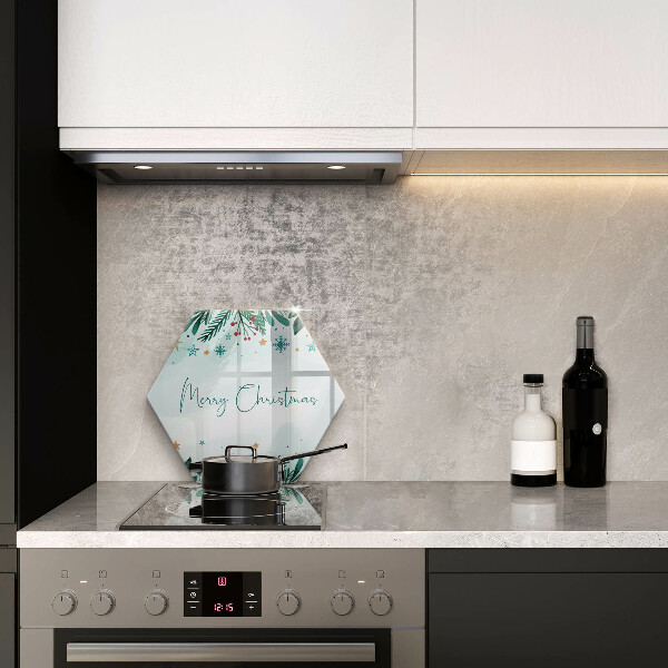 Cutting board The inscription Merry Christmas