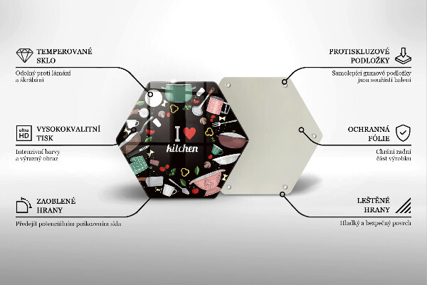 Cutting board Illustration I Love Kitchen