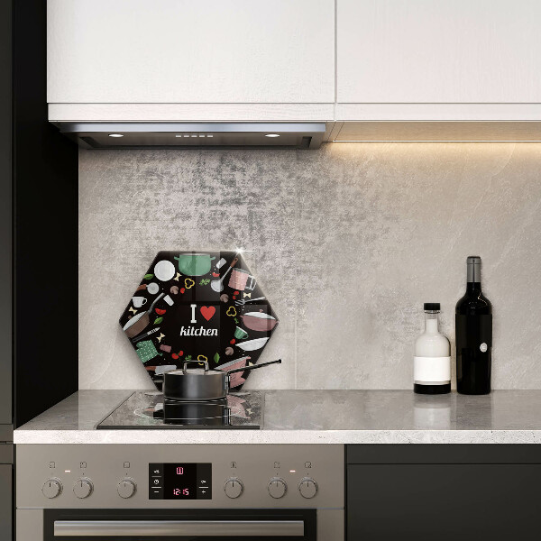 Cutting board Illustration I Love Kitchen