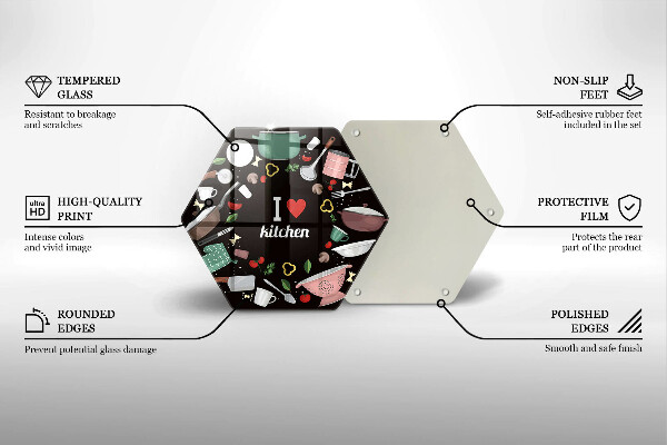 Cutting board Illustration I Love Kitchen