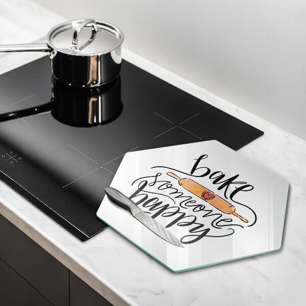 Cutting board Bake some happy