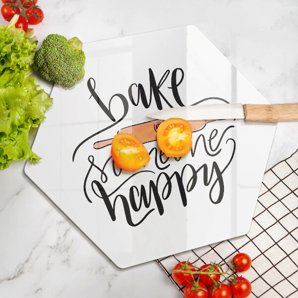 Cutting board Bake some happy