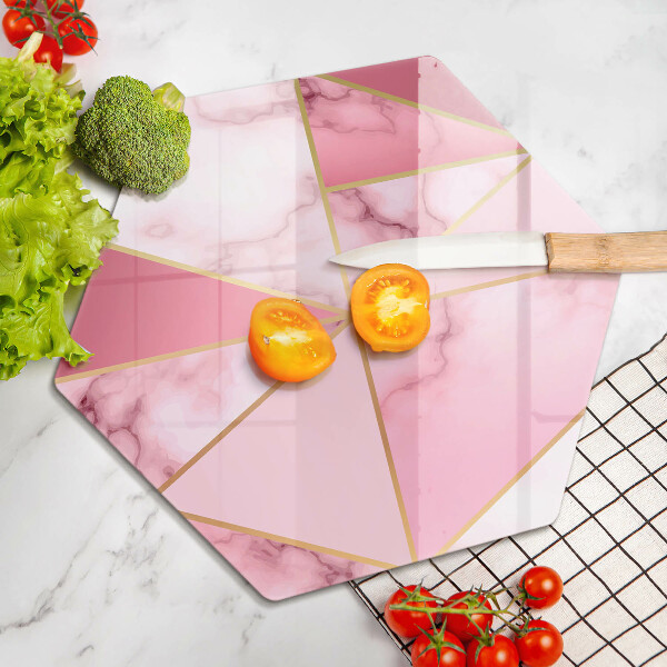 Cutting board Geometric marble