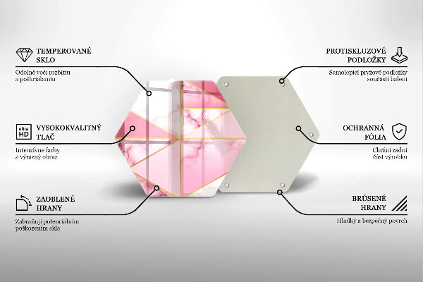 Cutting board Geometric marble