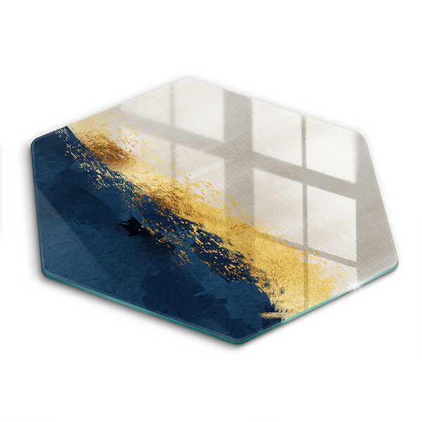 Cutting board Abstraction gold