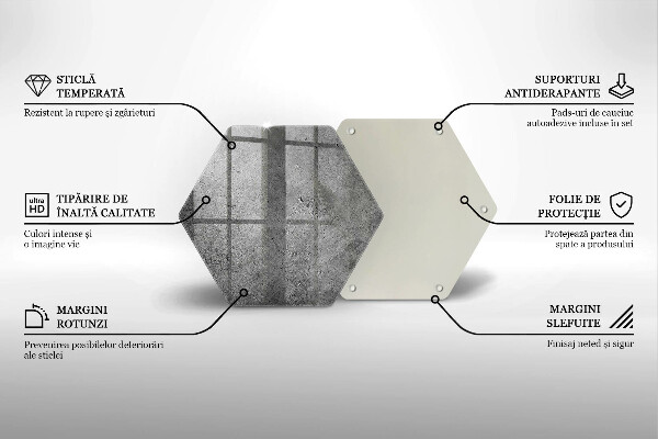 Chopping board glass Concrete stone texture