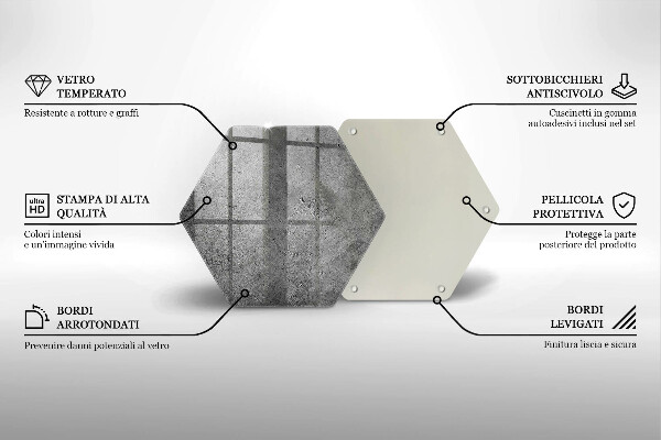 Chopping board glass Concrete stone texture