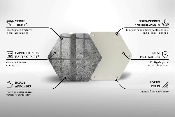 Chopping board glass Concrete stone texture