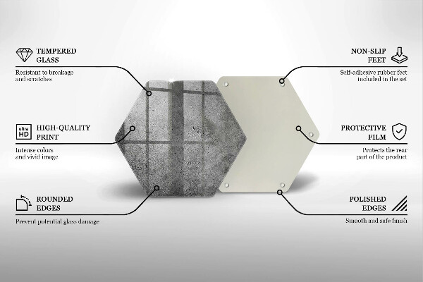 Chopping board glass Concrete stone texture