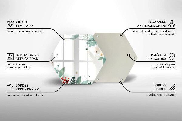 Cutting board Watercolors leaves