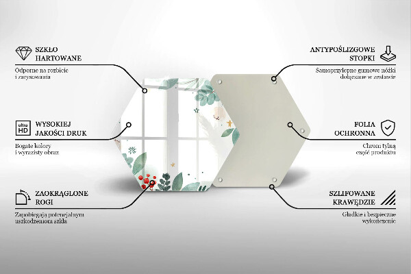 Cutting board Watercolors leaves