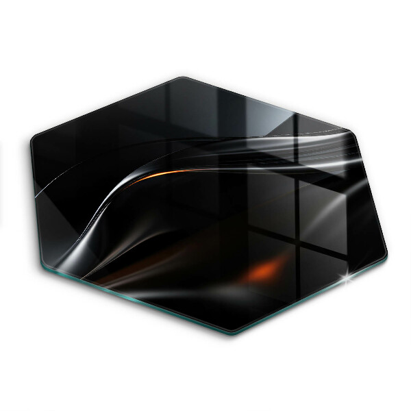 Chopping board glass 3D design abstraction