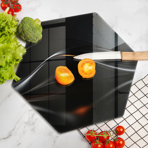 Chopping board glass 3D design abstraction