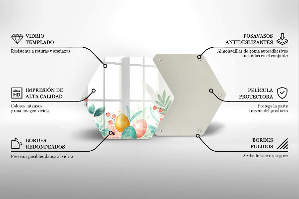 Cutting board Easter eggs