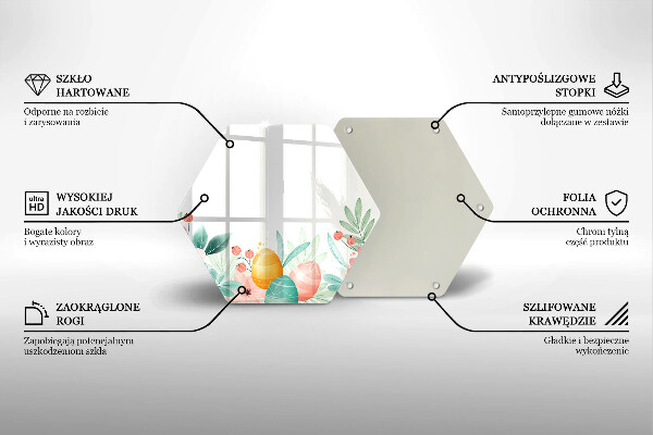 Cutting board Easter eggs