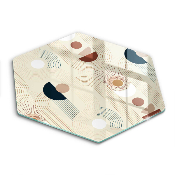 Cutting board Boho shapes geometry