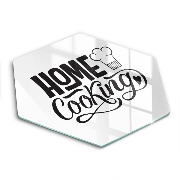 Cutting board Home Cooking inscription