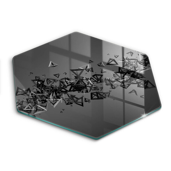 Kitchen worktop protector Abstraction 3D shapes