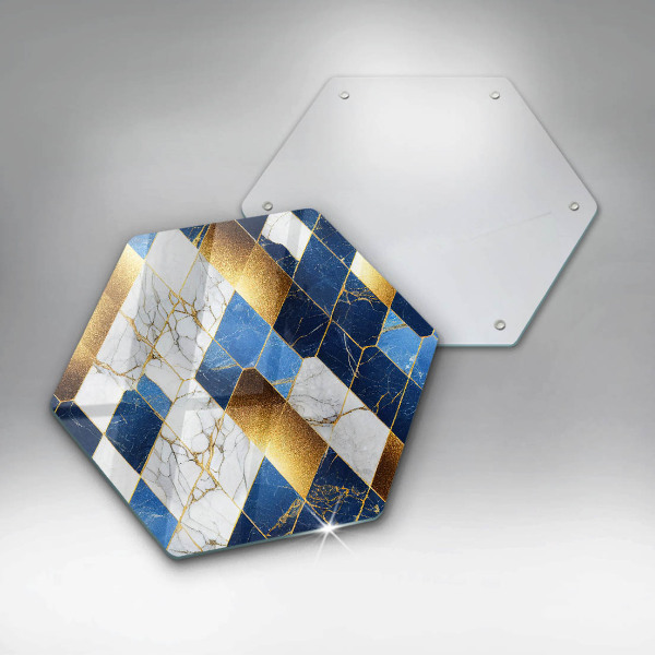 Chopping board Golden Rombs Marble