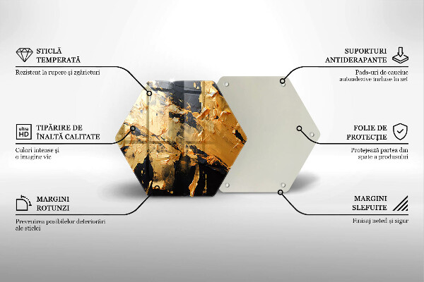 Chopping board Elegant paint texture