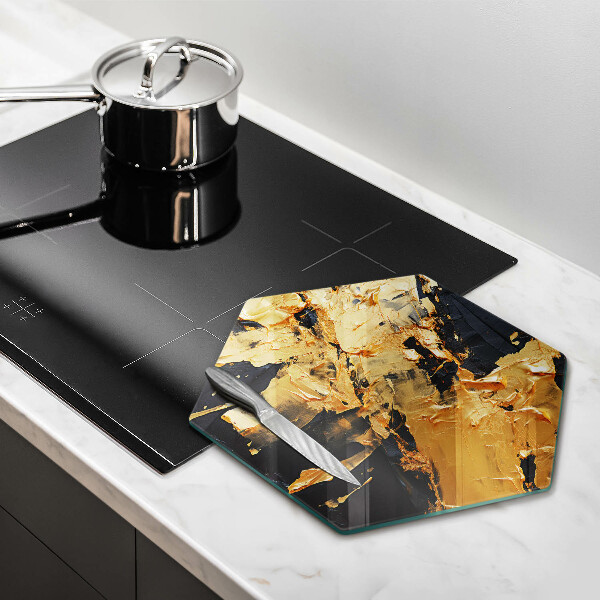 Chopping board Elegant paint texture