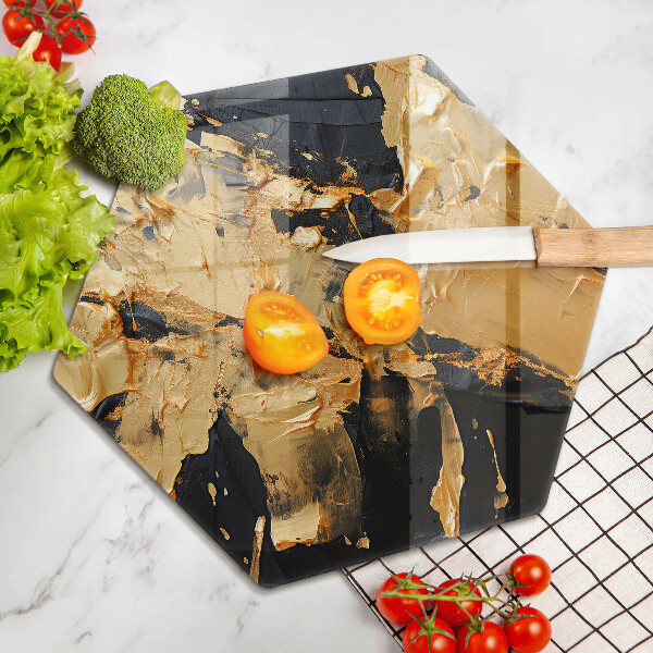 Chopping board Elegant paint texture