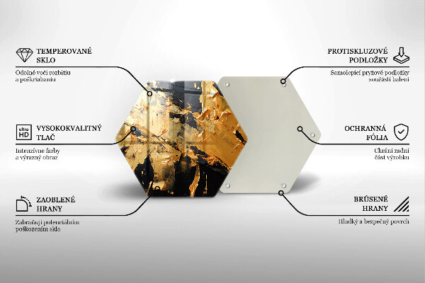 Chopping board Elegant paint texture