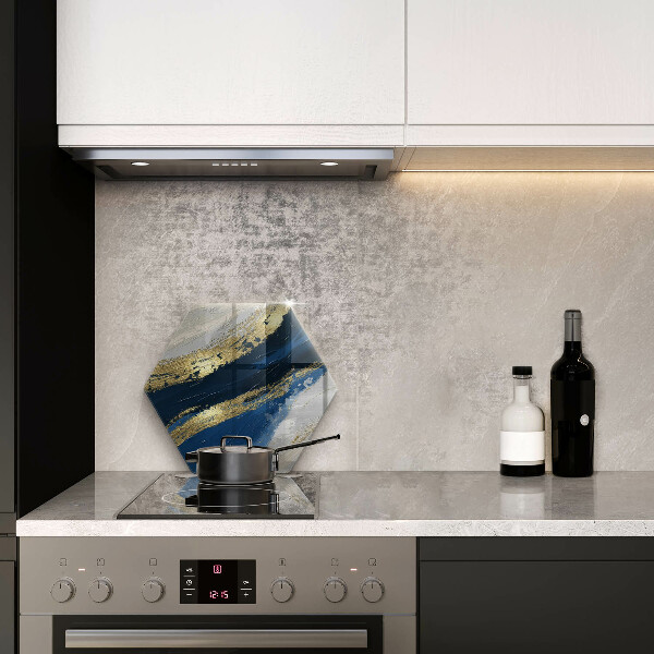 Chopping board Texture with gold