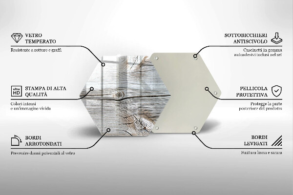 Chopping board Bright wood structure