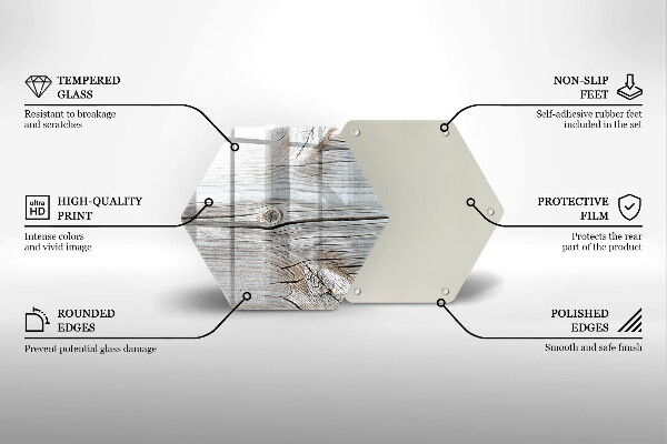 Chopping board Bright wood structure