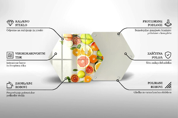 Chopping board Fruits citruses