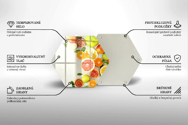 Chopping board Fruits citruses