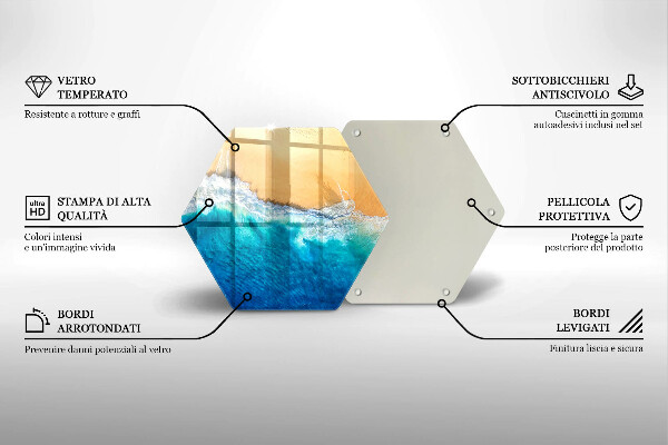 Chopping board Beach and sea