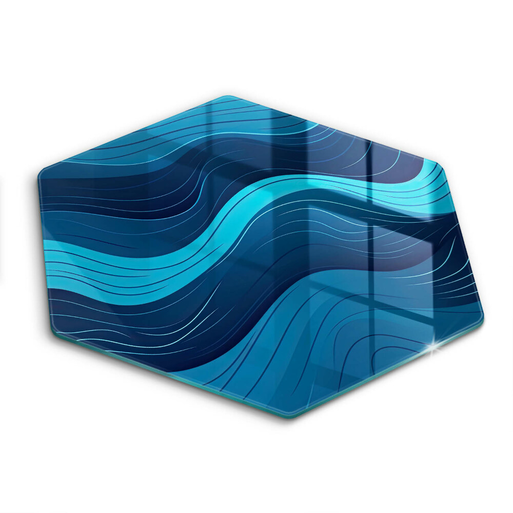 Chopping board Abstract waves