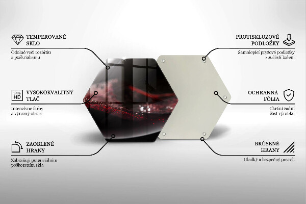 Glass kitchen board Red wine glass