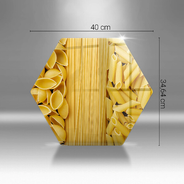 Glass kitchen board Pasta