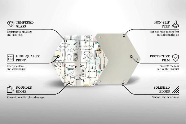 Glass kitchen board Kitchen accessories