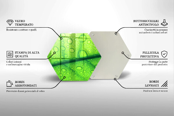 Glass kitchen board Leaf closer