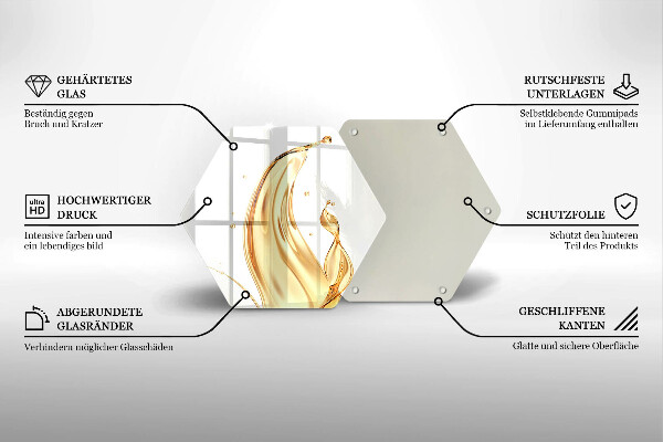 Glass kitchen board Olive oil