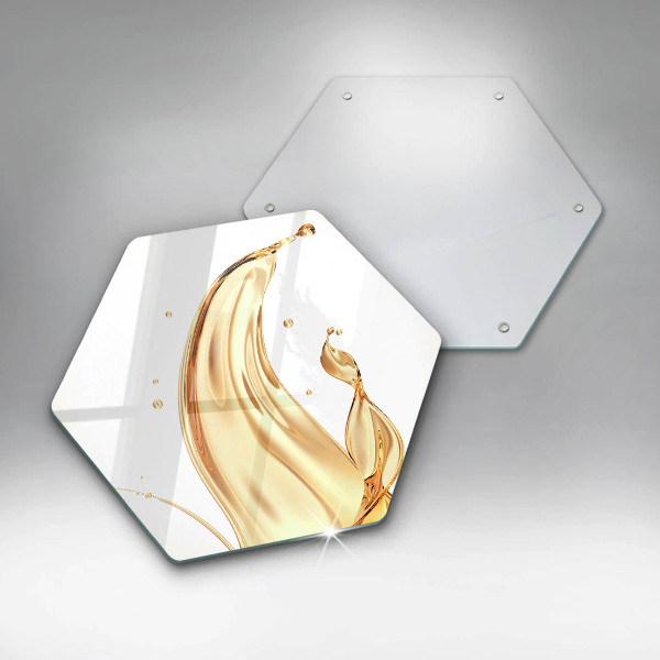 Glass kitchen board Olive oil