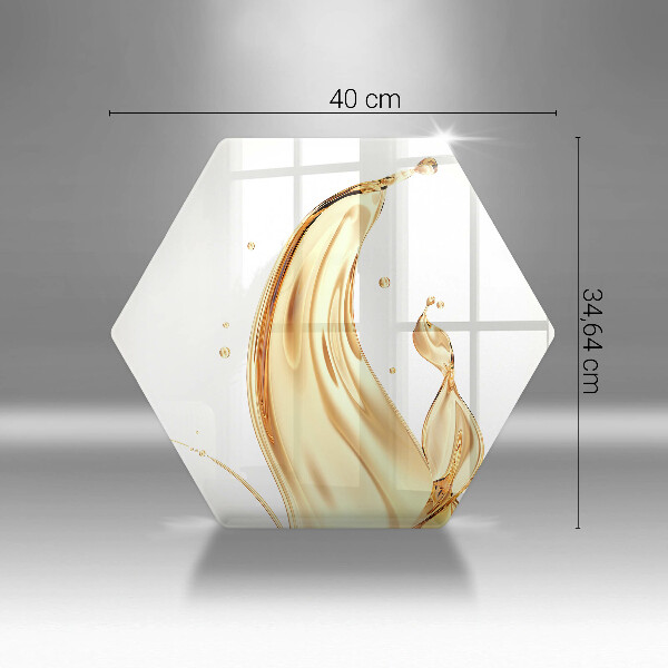 Glass kitchen board Olive oil