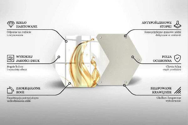 Glass kitchen board Olive oil